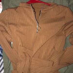 tan long sleeve